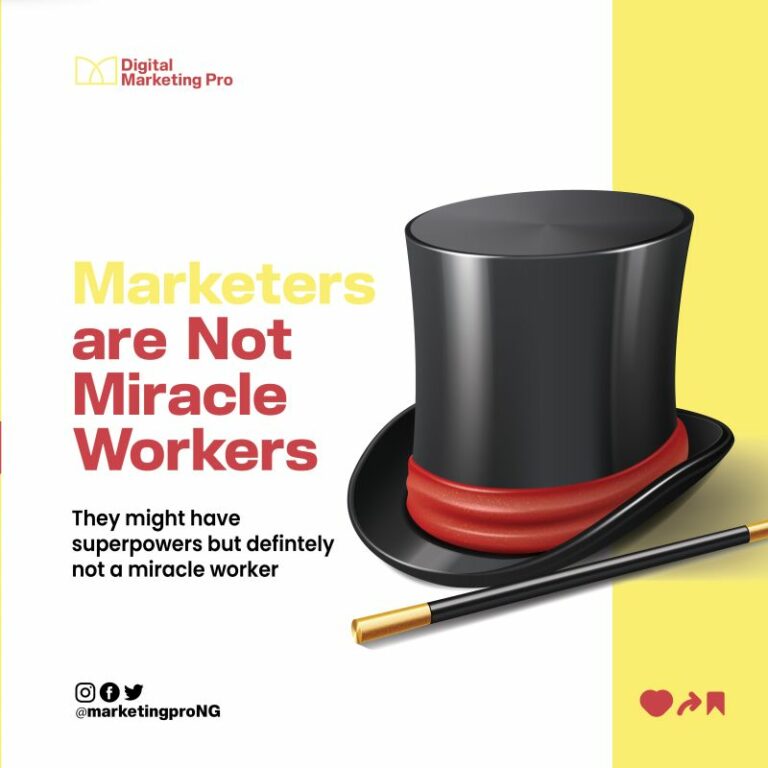 marketers-not-magicians